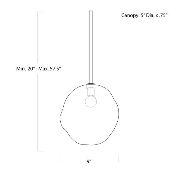 Molten Pendant Large